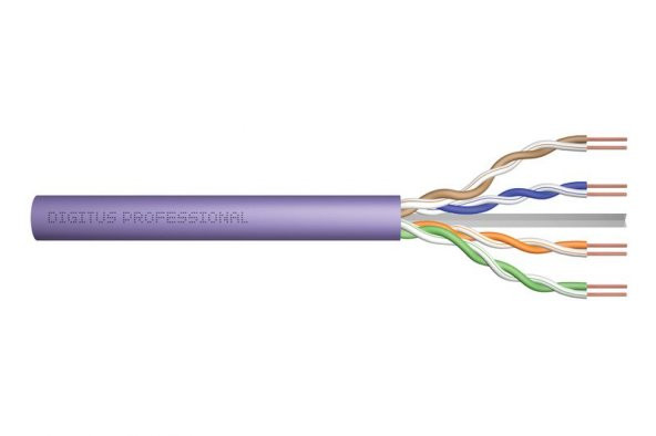 CAT 6 U-UTP250 MHz Eca (EN 50575) , AWG 23/1, 500 m drum, simplex, color DK-1613-VH-5