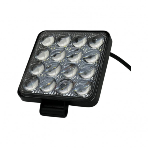 Off Road Beyaz Işık Sis Farı Lambası 16 LED Kare 110X110CM-YÜKSEKPARLAKLIK AA159 - 2