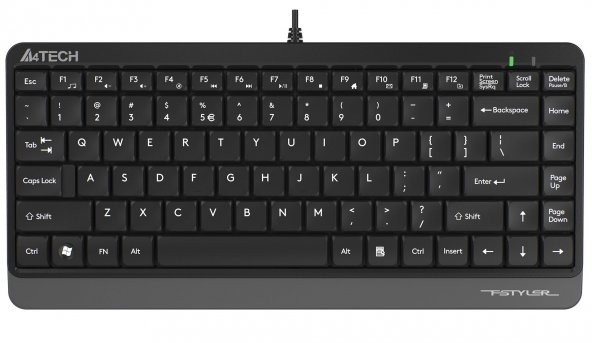 FK11 Q USB GRİ MİNİ TÜRKÇE FN-MULTİMEDYA KLAVYE FK11-Q-USB-GREY