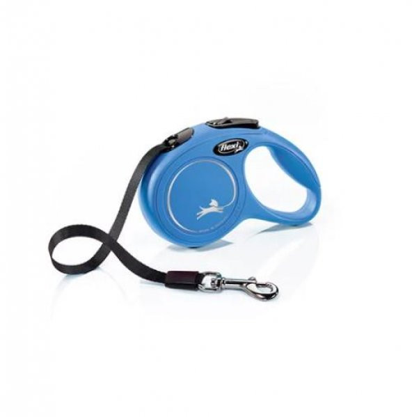 Flexi New Classic Otomatik Mavi Şerit Gezdirme Xsmall 3 Metre