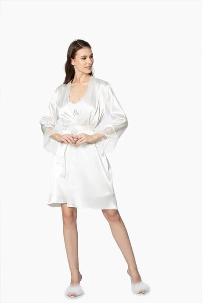 Pirre Cardin 6lı Dantelli Saten Çeyiz Seti ürün görseli 1