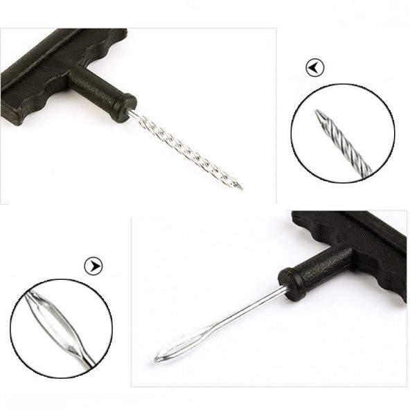 Zhltools 6 Parça Motorsiklet Bisiklet Lastik Tamir Kiti - 5