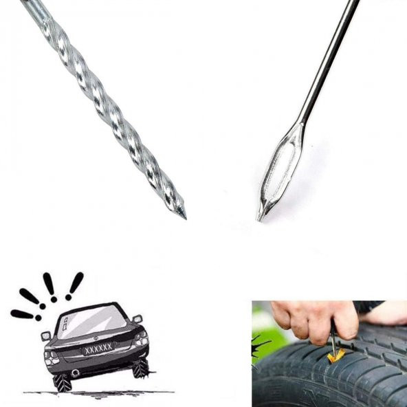 Zhltools 6 Parça Motorsiklet Bisiklet Lastik Tamir Kiti - 6