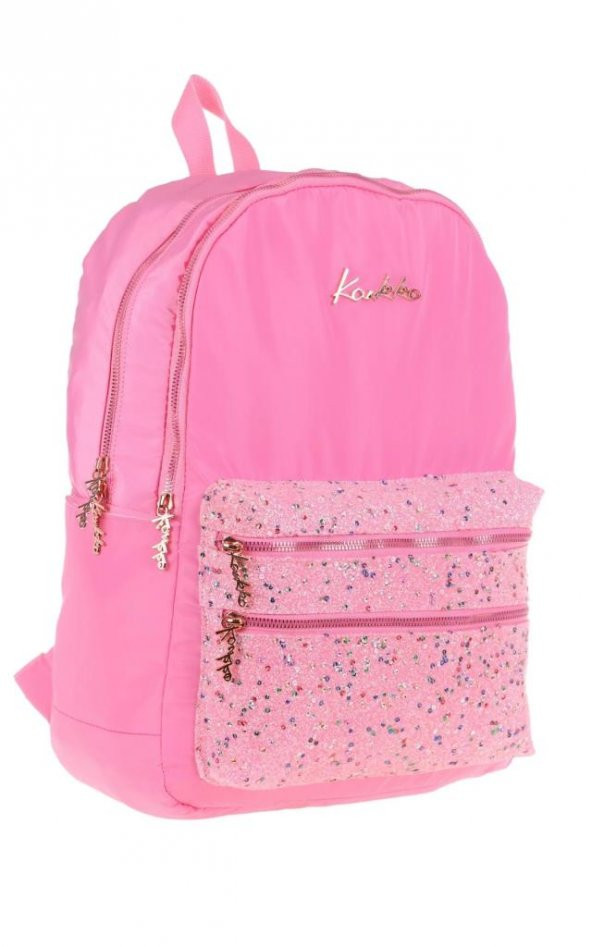 Kaukko Sırt Çantası Magıc Dreams Taşlı Pullu-Pembe K1546