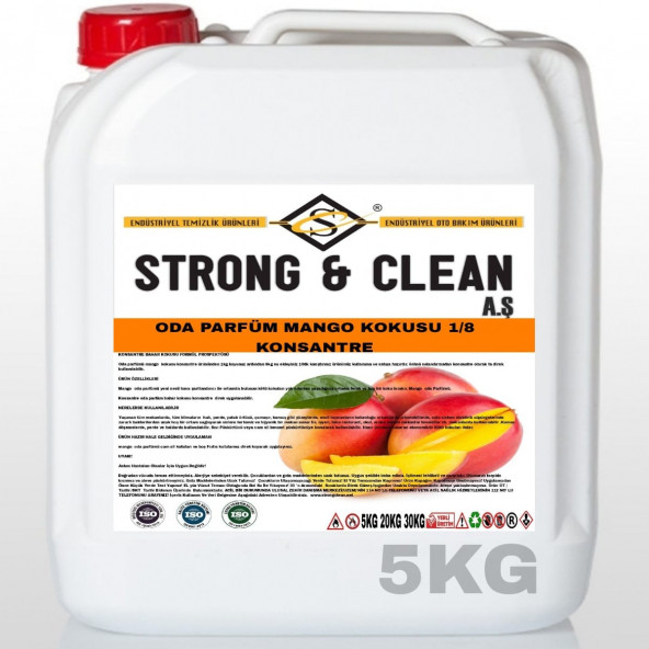ODA PARFÜM KONSANTRE 1/8 MANGO KOKUSU 5KG