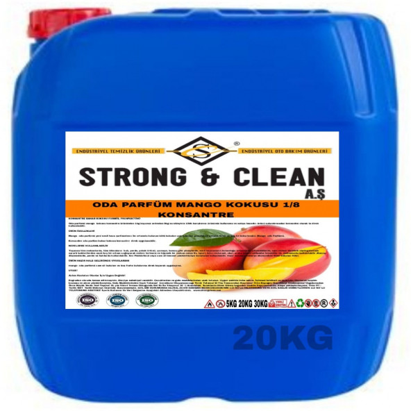 ODA PARFÜM KONSANTRE 1/8 MANGO KOKUSU 20KG
