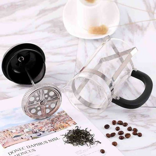 Epinox Coffee Tools French Press 350 Ml Lüx (Düz-350D) - 3