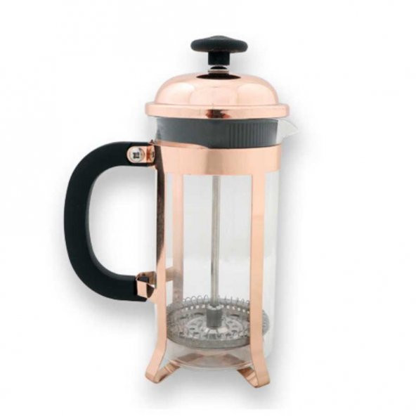 EPİNOX COFFEE TOOLS FRENCH PRESS 350 ML LÜX KIRMIZI ALTIN (DÜZ-350B)