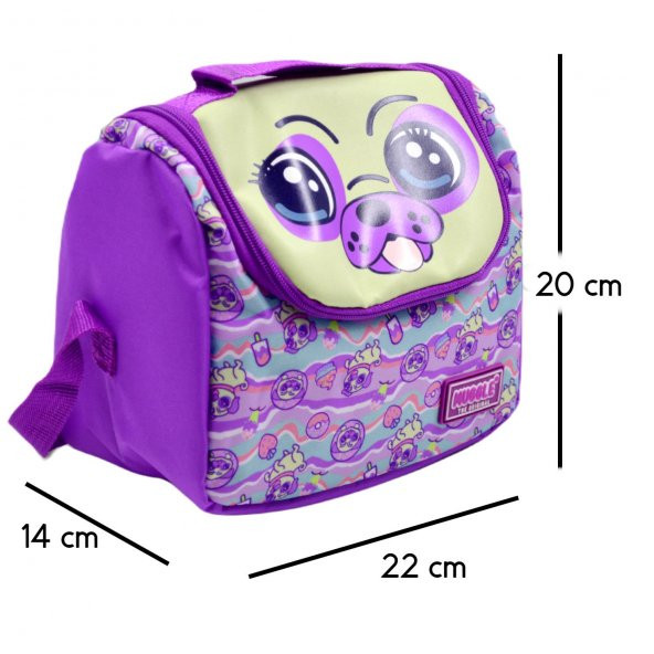 Muggle Termoslu Dog Mor Beslenme Çantası (MU-7006) - 2