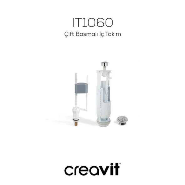 Creavit LR360 Duvara Sıfır Kanallı Klozet, Creavit Yavaş Kapak - 4