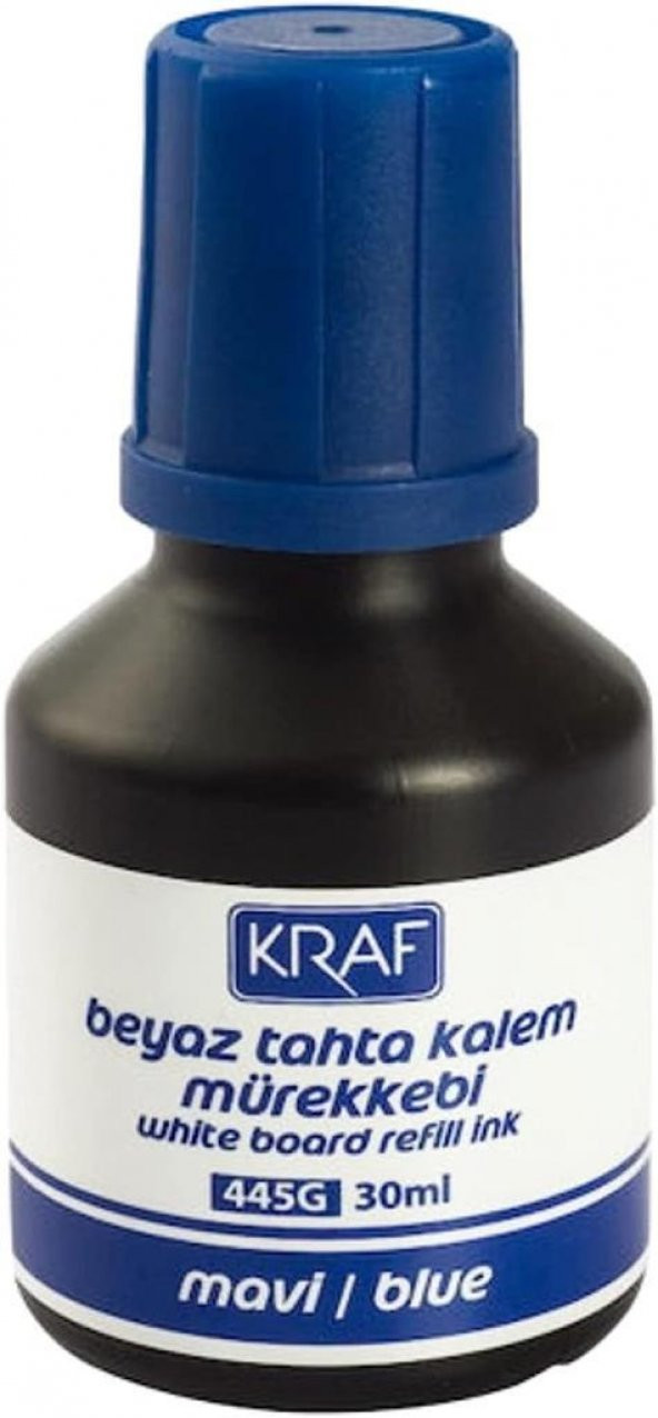 KRAF BOARD MARKER MUREKKEBI 30ml MAVI 1 LI (445G)