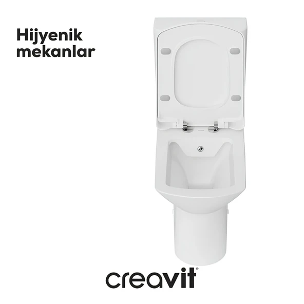Creavit NV361 Nova Rim-Off Duvar Tipi Klozet Seti - 3