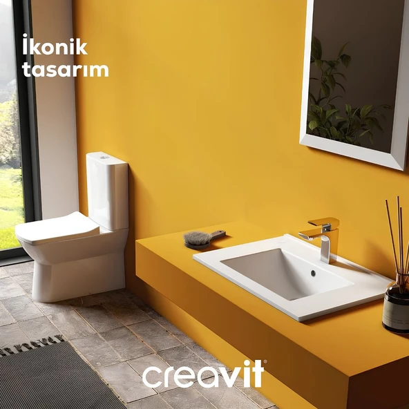 Creavit NV361 Nova Rim-Off Duvar Tipi Klozet Seti - 1