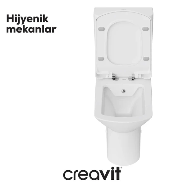 Creavit NV361 Nova Rim-Off Duvar Tipi Klozet Seti - 3