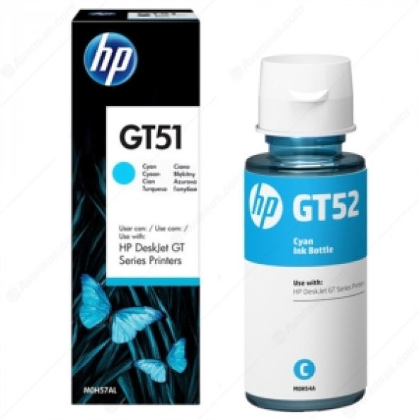 M0H54AE Mürekkep Cyan Kartuş (GT52)
