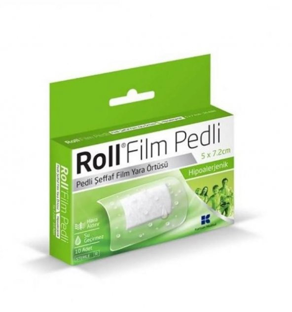 Roll Film Pedli Şeffaf Yara Örtüsü 5 x 7.2 cm