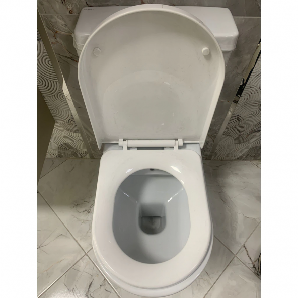 Newarc Modern Kanallı Duvara Sıfır Klozet Takım - 3