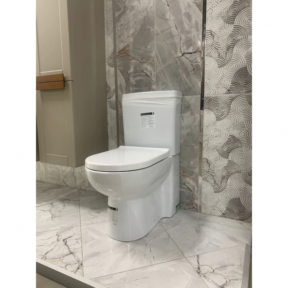 Newarc Modern Kanallı Duvara Sıfır Klozet Takım - 4