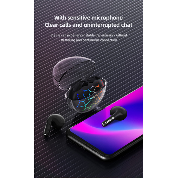 LENOVO Live Pods LP80 PRO RGB TWS BLUETOOTH KULAKLIK - 8