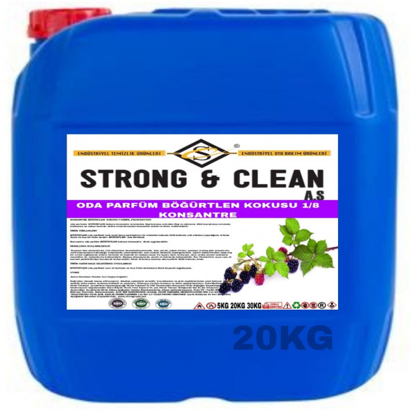 ODA PARFÜM KONSANTRE 1/8 BÖĞÜRTLEN KOKUSU 20KG