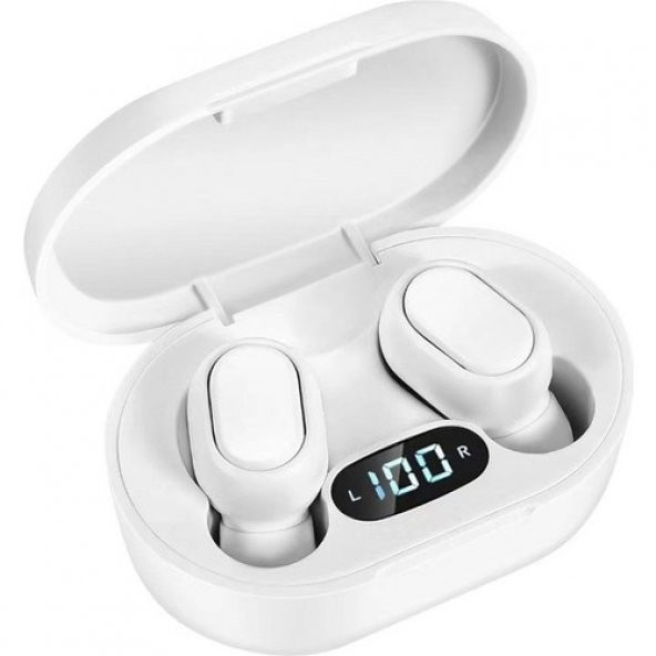 Torima E7s Beyaz Bluetooth Kulaklık Extra Bass Hd Ses Çift Mikrofon Dokunmatik Kablosuz Kulaklık
