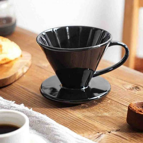 EPİNOX COFFEE TOOLS SERAMİK DEMLEME-SİYAH (FSS-2) - 3