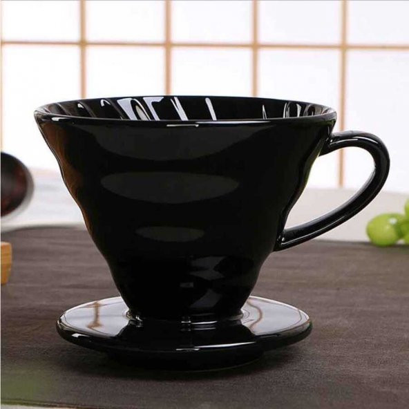 EPİNOX COFFEE TOOLS SERAMİK DEMLEME-SİYAH (FSS-2) - 4