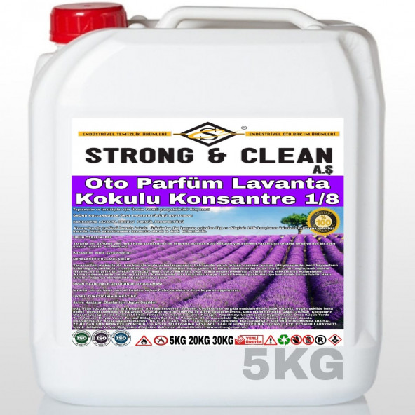 OTO PARFÜM KONSANTRE 1/8 LAVANTA KOKULU 5KG