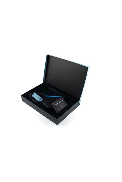 Muıni 2050 Erkek Kemer Hakiki Deri Cüzdan Kartlık Kalem 4'lü Takım - 3