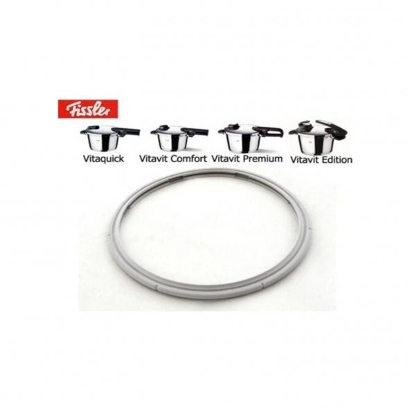 Fissler Düdüklü Tencere Uyumlu Kapak Lastiği Yeni Model ( İçten içe 22 cm- Dıştan Dışa 24 cm )