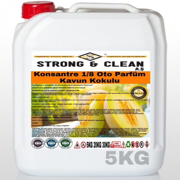 OTO PARFÜM KONSANTRE 1/8 KAVUN KOKULU 5KG