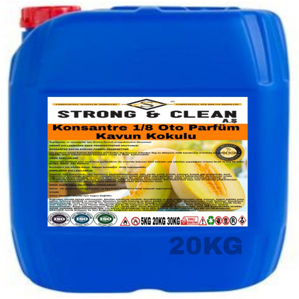 OTO PARFÜM KONSANTRE 1/8 KAVUN KOKULU 20KG