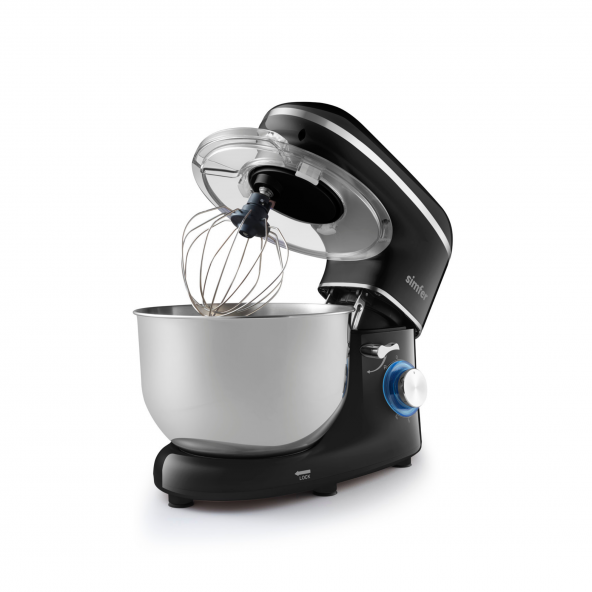 Simfer Şefim Stand Mikser 5,5L 1400W Siyah