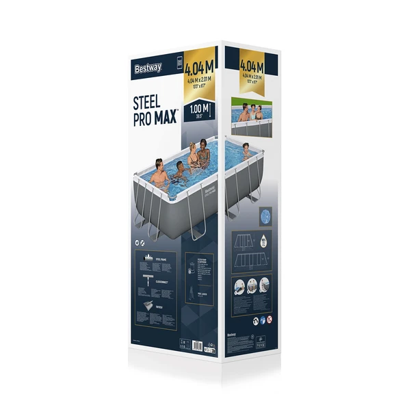 Büyük Prefabrik Havuz 400x201x100cm 56441 - 9