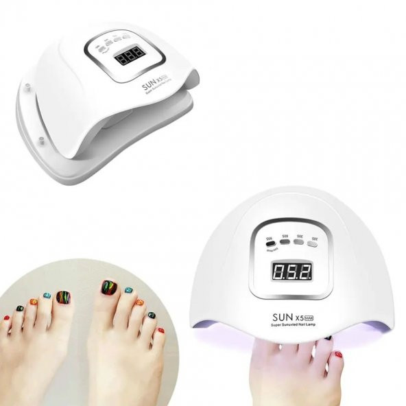 Sun Uv X5 Max Kalıcı Oje ve Protez Tırnak Kurutucu 45 LED 120W - 8