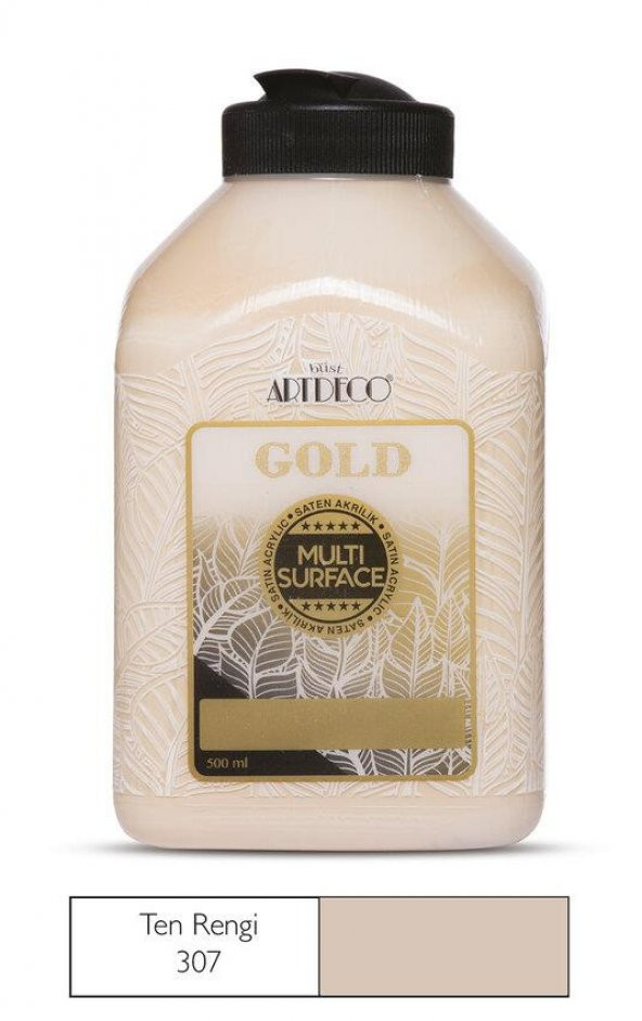 Artdeco Gold Multi Surface Akrilik Boya 500ml 307 Ten Rengi ürün görseli 1