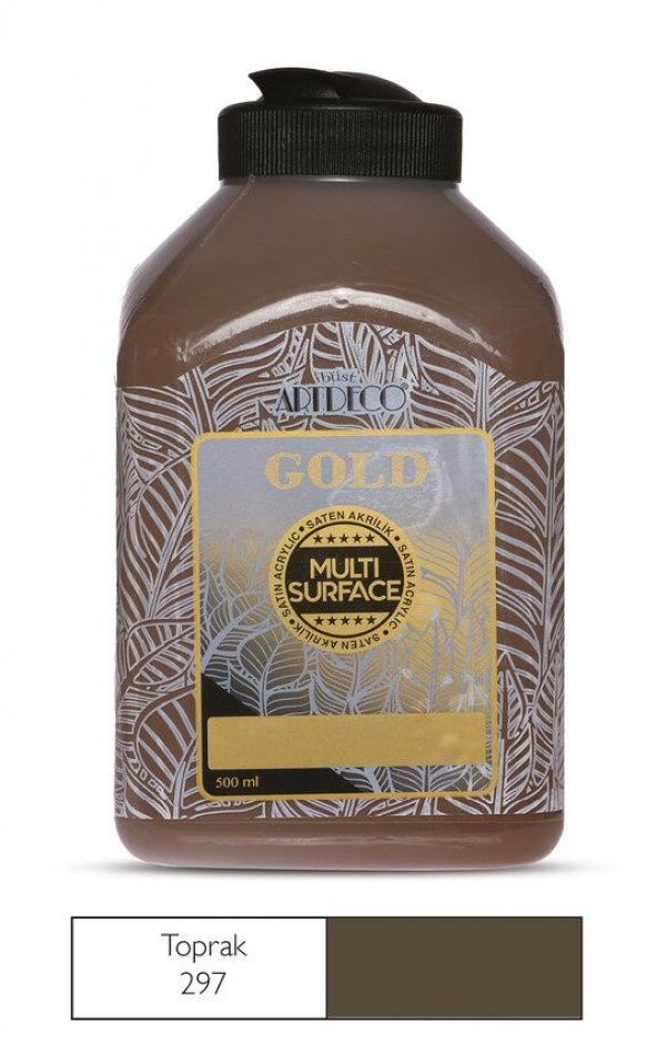 Artdeco Gold Multi Surface Akrilik Boya 500ml 297 Toprak ürün görseli 1