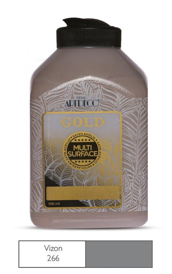 Artdeco Gold Multi Surface Akrilik Boya 500ml 266 Vizon ürün görseli 1
