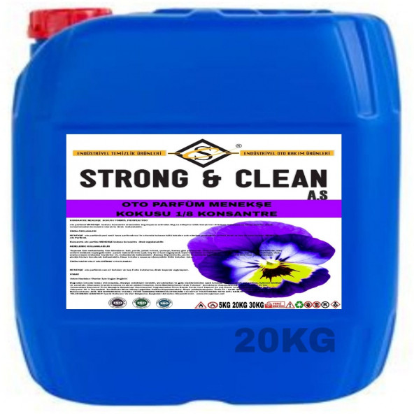 OTO PARFÜM KONSANTRE 1/8 MENEKŞE KOKULU 20KG