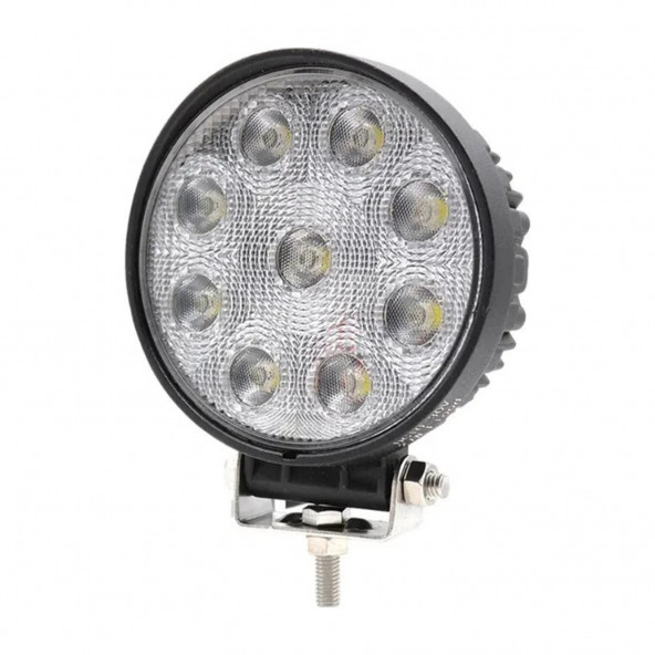 26W Yuvarlak 9 Ledli Sis Farı Off Road Çalışma Tekne Lambası EE115 FOKE-3