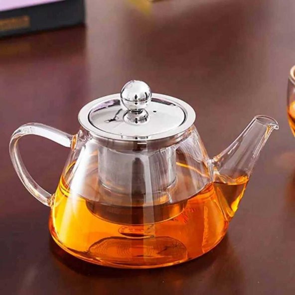 EPİNOX COFFEE TOOLS CAM DEMLİK V MODELİ - ÇELİK SÜZGEÇ (CVD-500) - 3
