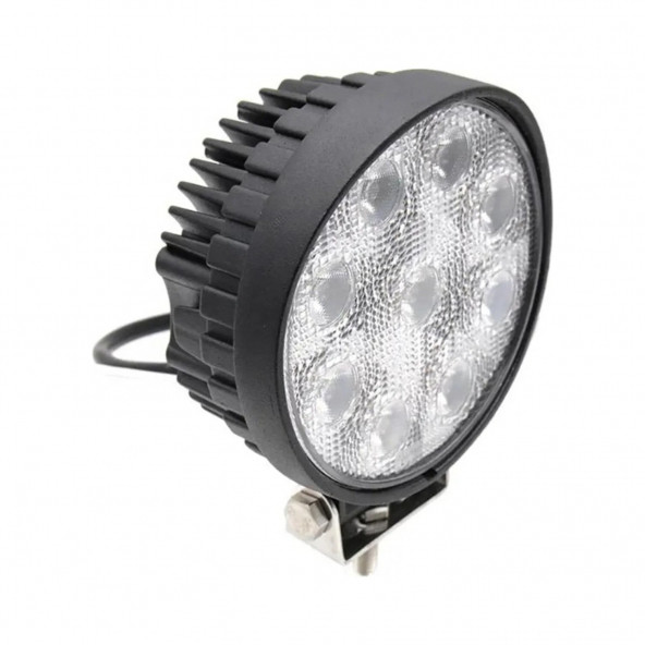 6W Yuvarlak 9 Ledli Sis Farı Off Road Çalışma Tekne Lambası EE116 FOKE-4 - 2