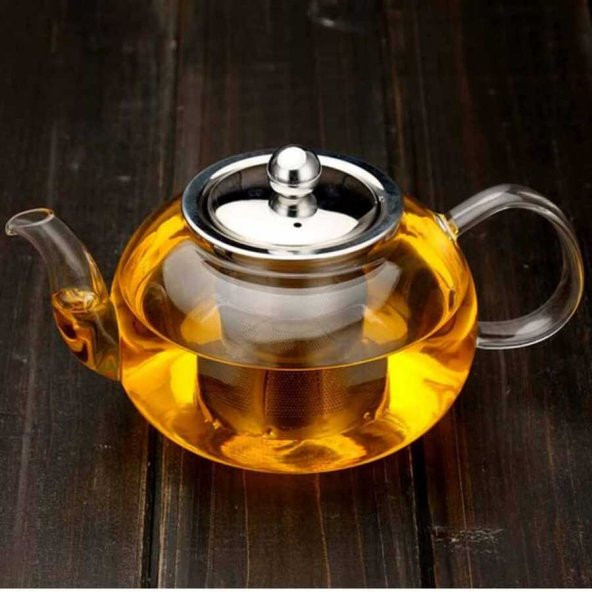 EPİNOX COFFEE TOOLS CAM DEMLİK 400 ML - ÇELİK SÜZGEÇ (CD-400M) - 4