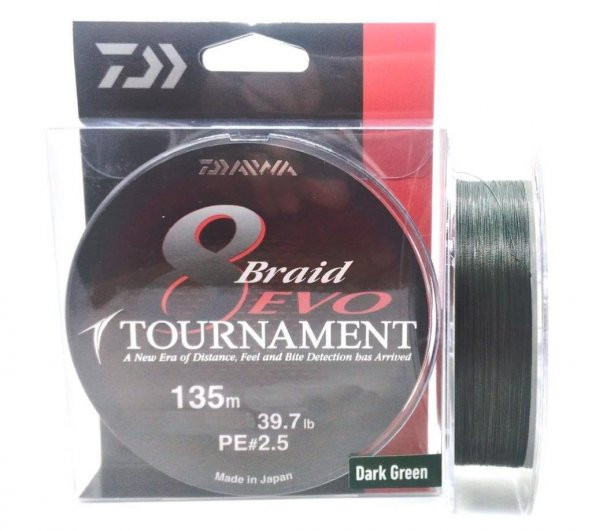 Daiwa Tournament 8B Evo 135Mt 0,14Mm Olta Misinası