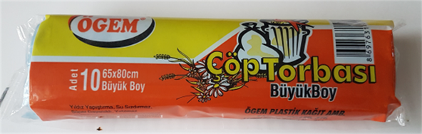 ÖGEM ÇÖP TORBASI BÜYÜK BOY 5 ADET - 2