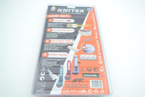 Knitex Çok Amaçlı Boyacı Fırça Seti KTX-2746 - 2