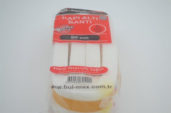 Bul-Max Süngerli kapı altı bandı 90 cm Ölçüleri: 90 x 5 x 2 cm
