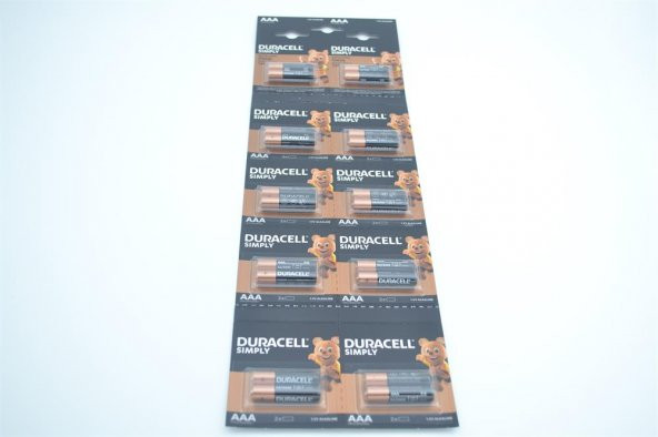 DURACELL SİMPLY 3 AAA PİL 1,5 V 20 adet