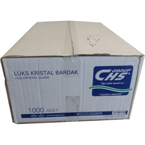 CHS LÜK KRİSTAL BARDAK 1000 ADET