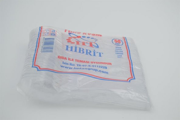 PLASTİK KAŞIK HİBRİT 50Lİ - 2